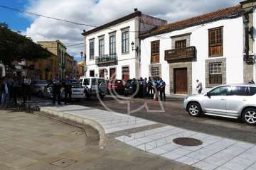 Telde da su último adiós al cabo Rubén Rivero (Foto TA)